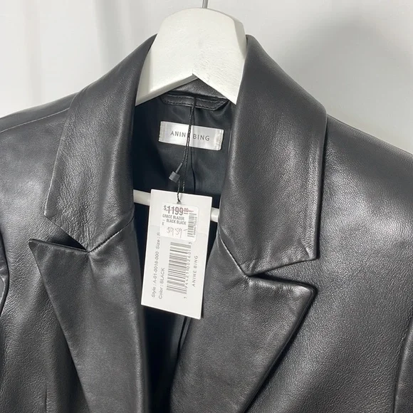 Anine Bing leather blazer - Picture 4 of 10